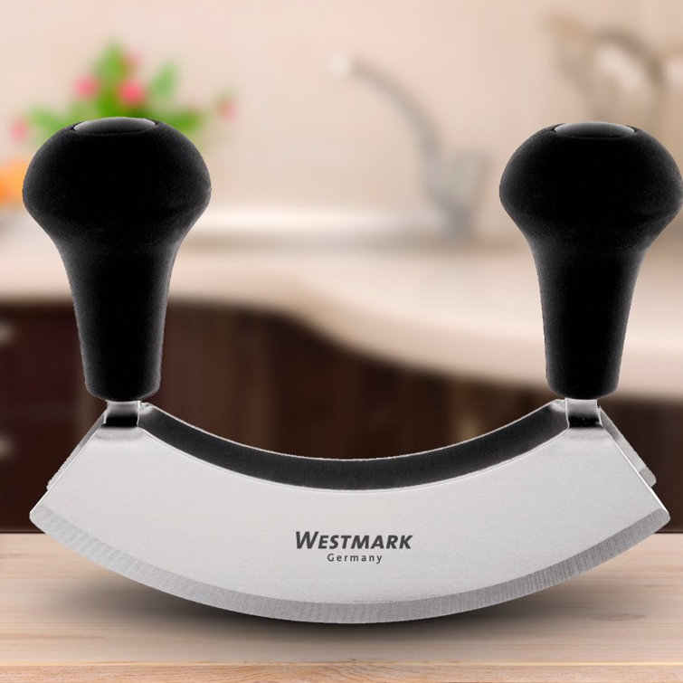 Westmark Mezzaluna Chopper Stainless Steel Double Blade Mincing Knife